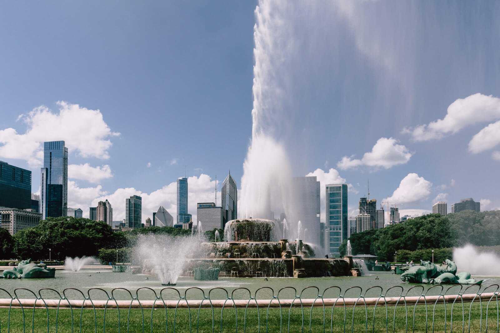 Buckingham Fountain in Chicago Städtereise USA