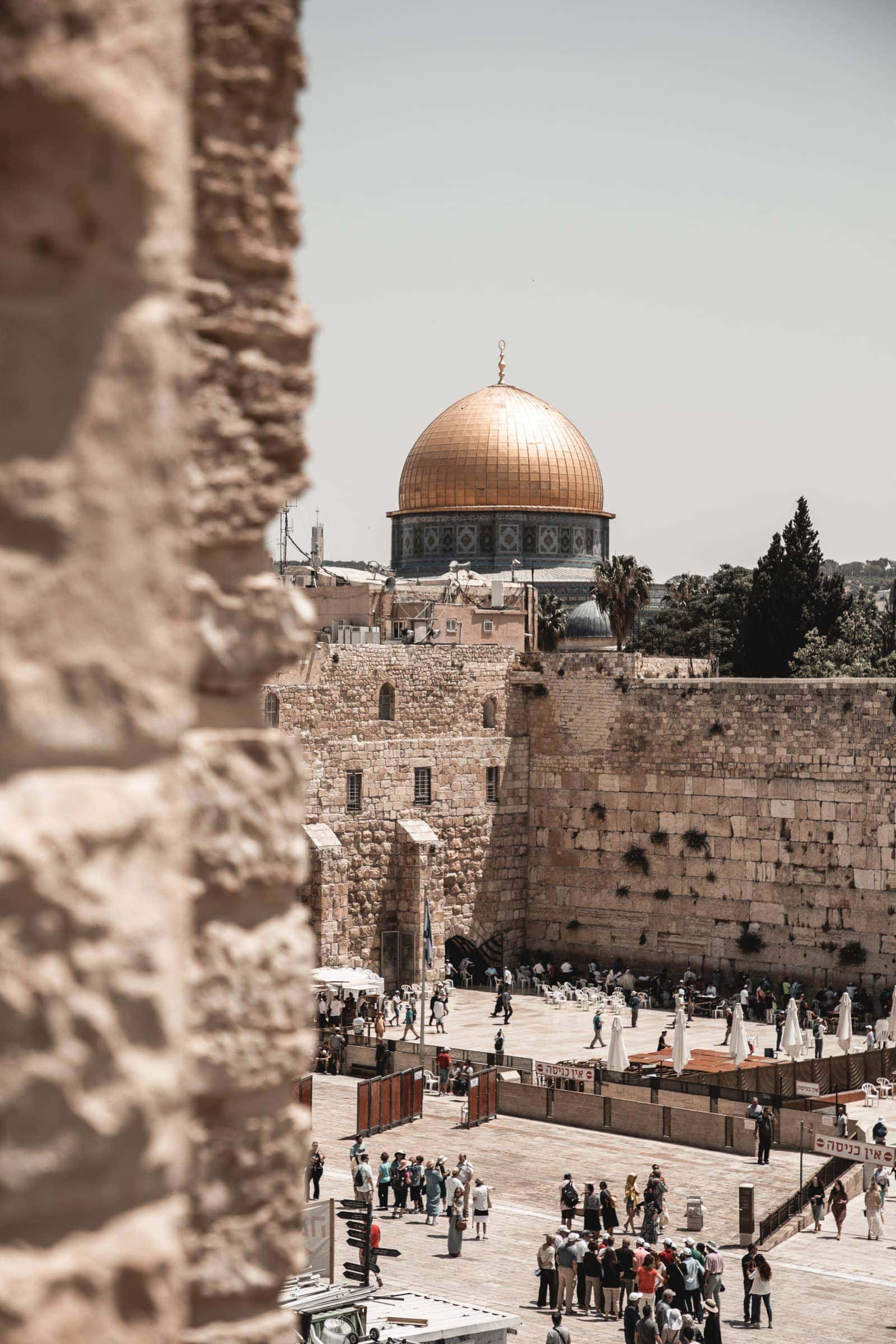 Vielschichtiges Jerusalem: Ein Tag in der City of David (Davidsstadt) 1 Klagemauer Felsendom