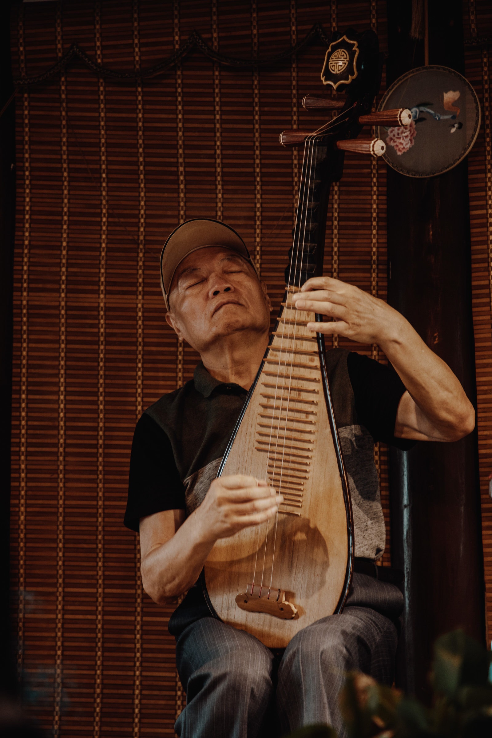 Pingtan Musik im Teehaus Pingjiang Road Suzhou China