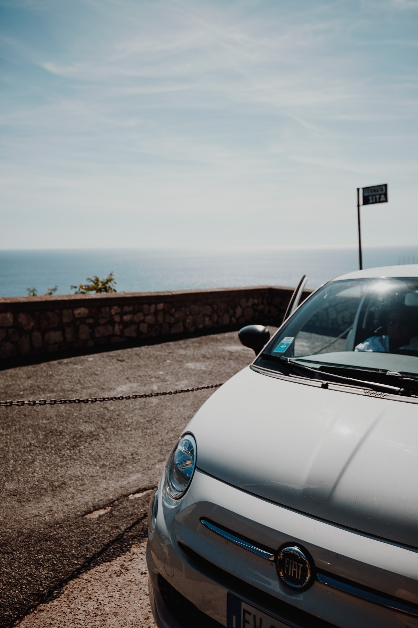 Amalfi Coast with Fiat Cinquecento