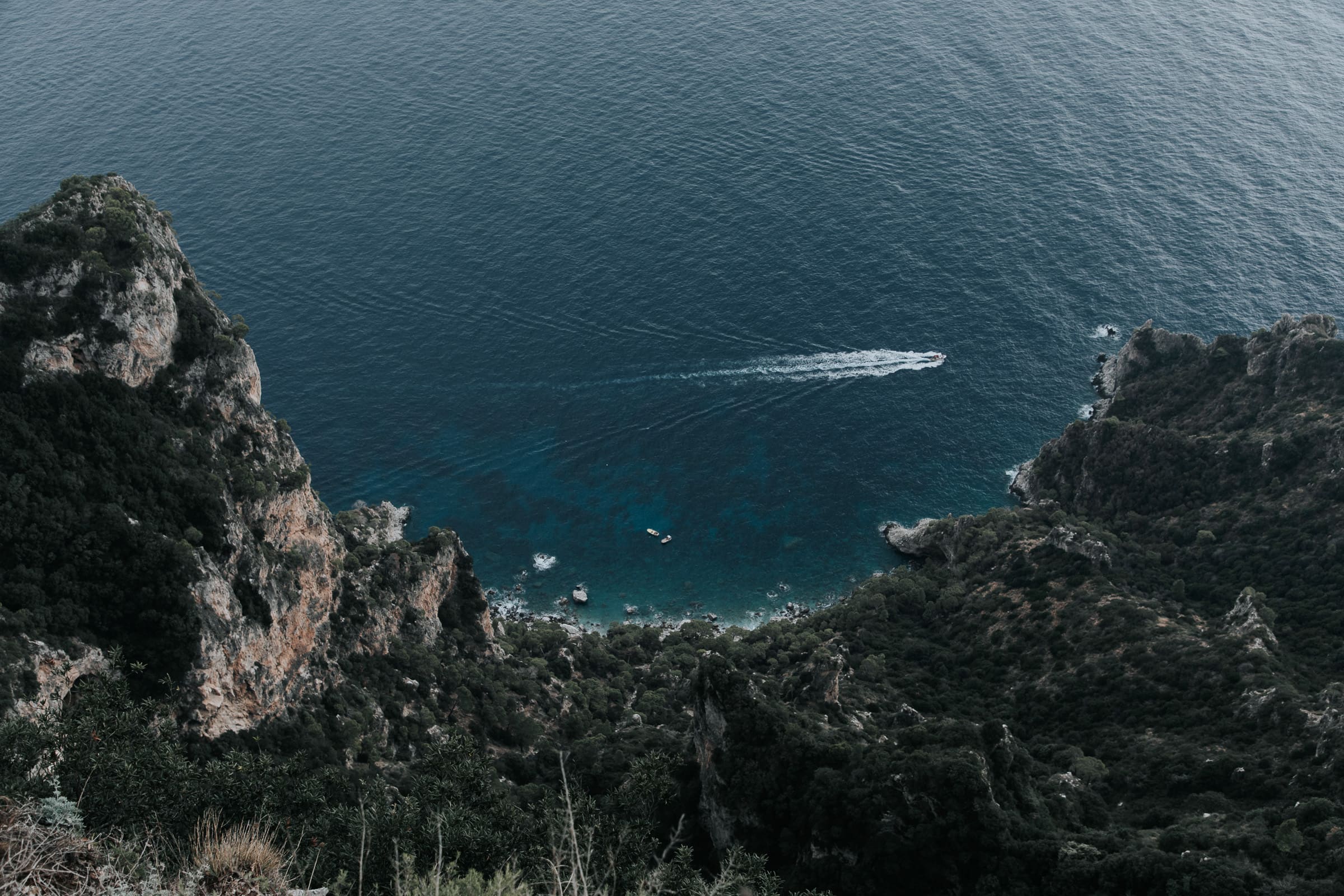 Monte Solaro view Capri coast