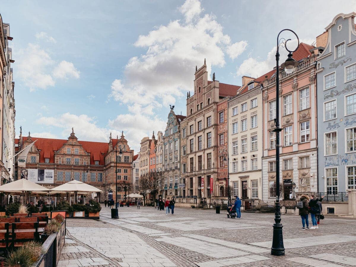 Long Market and Green Gate in Gdansk
