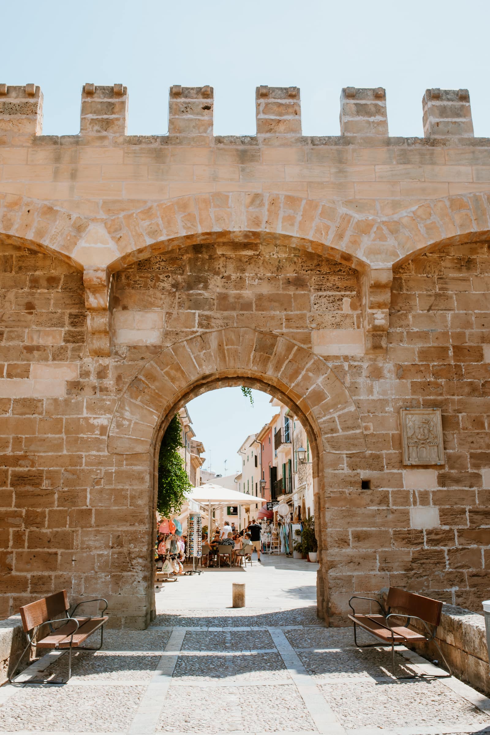 Alcudia Sehenswürdigkeiten Porta de Sant Sebastià