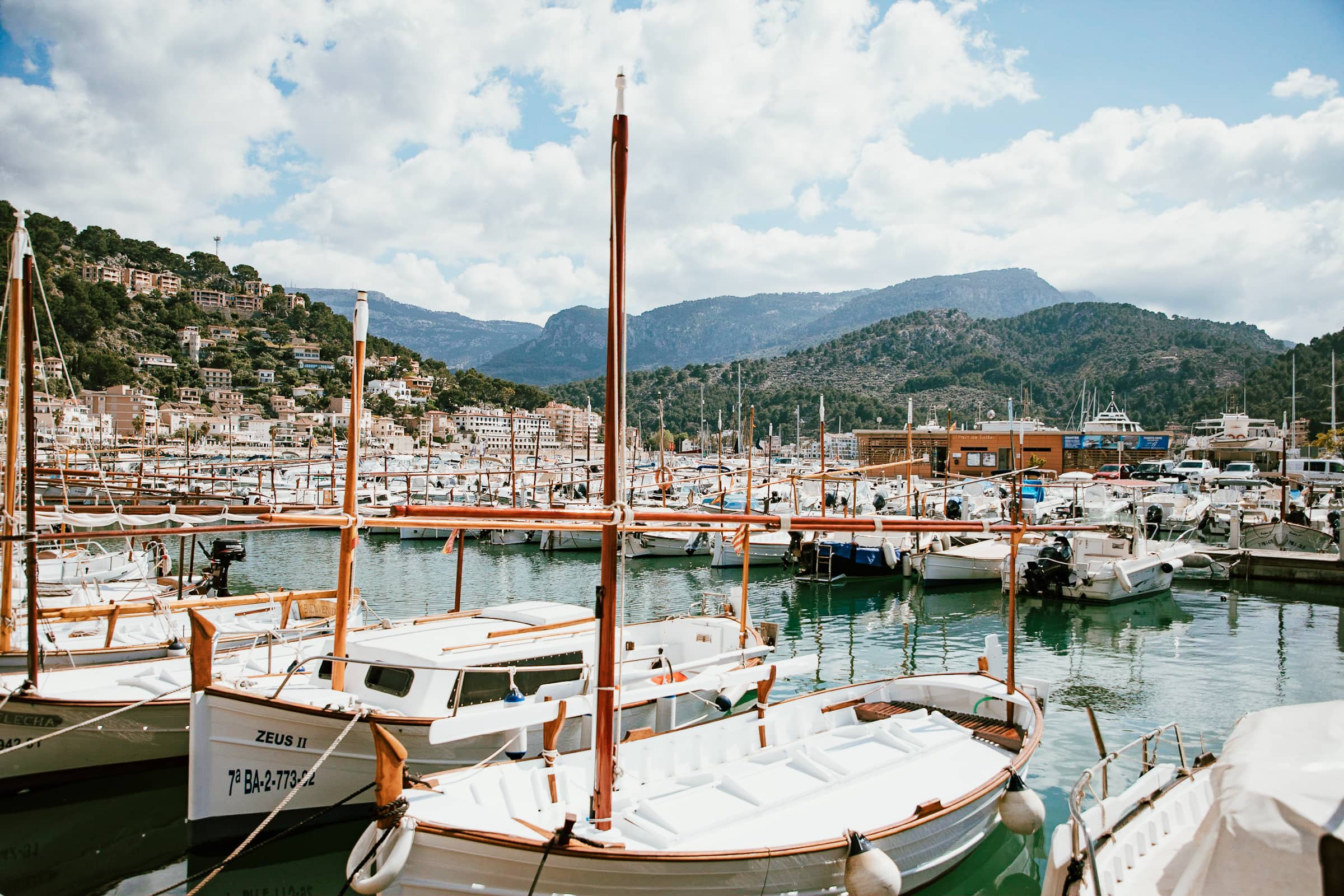 Port in Port de Soller Mallorca