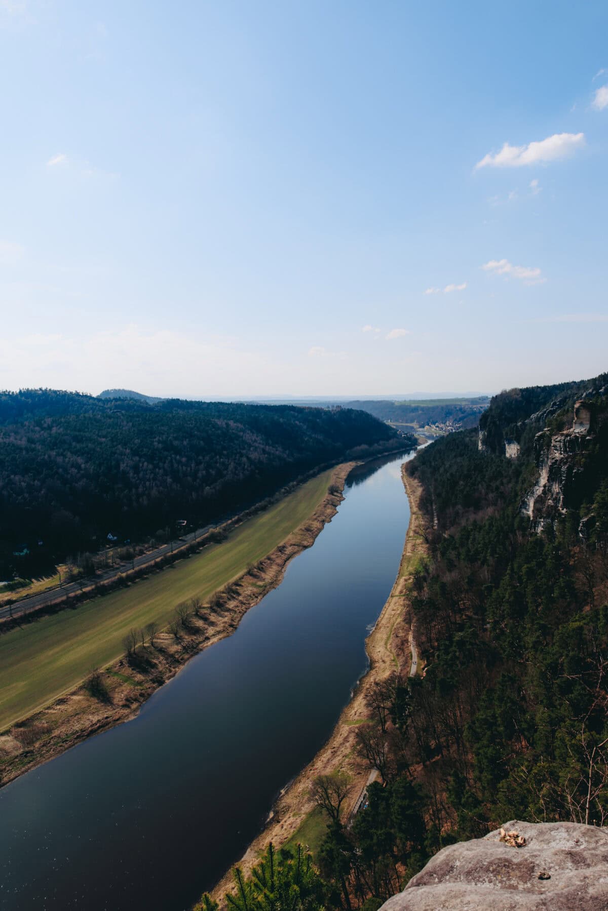 Elbtal zwischen Bastei und Rathen